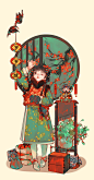 饕餮娘子-岁岁糖-桃月儿   画手：桃子和海棠和RORO 