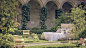 Sleeping Beauty : Fairy-tale staging in a Milanese cloister, inspired by the spleeping beauty of Charles Perrault