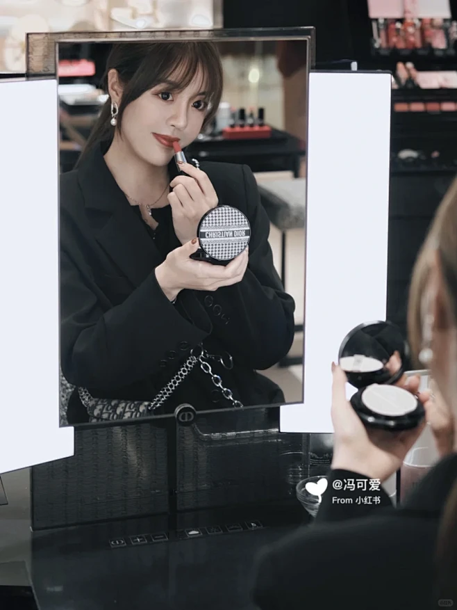 Dior新品我冲了黑白千鸟格纹经典即永恒...
