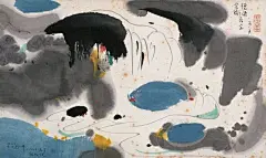 吴冠中_水墨写意画系列（二）