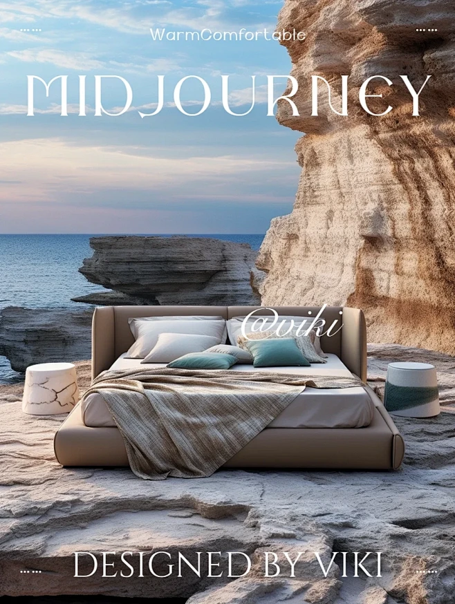midjourney ai 家纺室外风景...