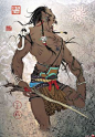 夸父（中国古代神话人物）_百度百科