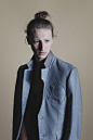 Clothing from Mason Jung. Shooting by Hunter Magazine.  Pocket design makes me think how to incorporate in my jacket.