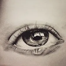 手绘 素描 眼睛