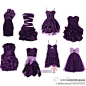 穿衣搭配学堂Fasihon：超美！紫色系晚礼服！高贵又不是优雅，JMS们快收走吧！