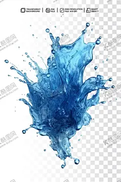 透明背景水素材 【酷图网】水,素材,清水,水花,波浪,水素材,水元素