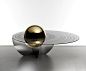 A Sculptural Table Inspired by Space Exploration