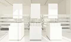 点击来源直接获取大图文件 |supermarket mockup with hanging posters