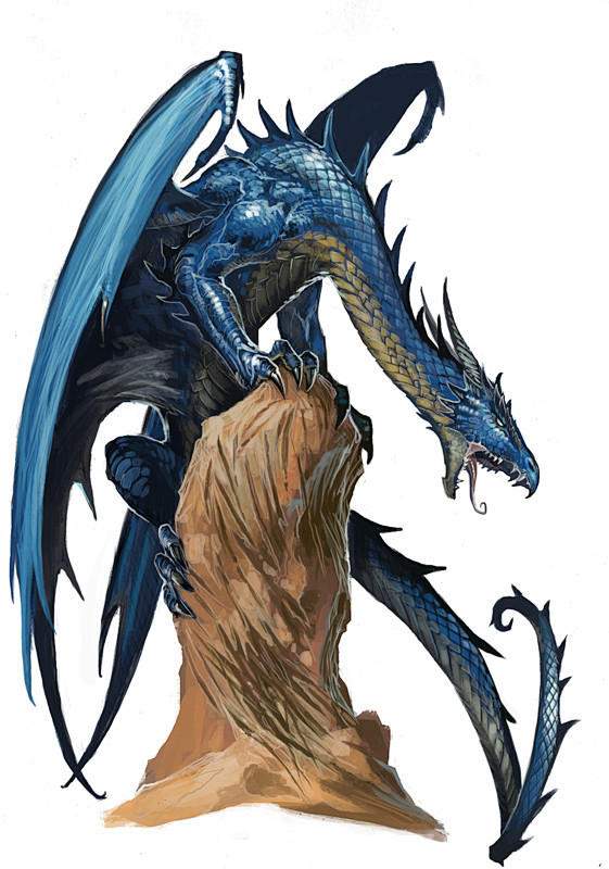 Young Blue Dragon by...