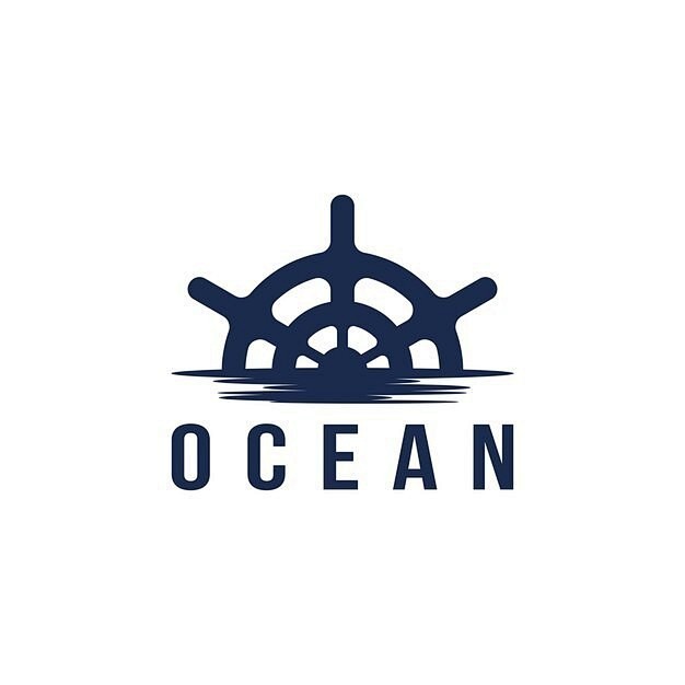 船舵标志logo矢量图设计素材