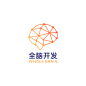 全脑开发教育培训手绘头像LOGO