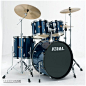 Tama Imperialstar 5-Piece Drum Kit with Cymbals - Midnight Blue: