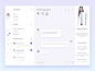 Chat/Messaging UI Inspiration – Muzli - Design Inspiration : via Muzli