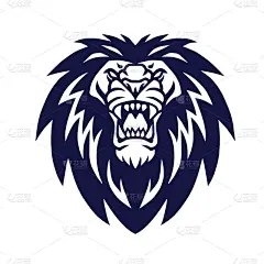 狮子,品牌名称,吉祥物,图标,动物头,野生动物,模板,哺乳纲,咆哮