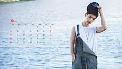 肖战电脑壁纸（带日历）丨陪你度过春秋冬夏，祈愿你能顺顺利利。_腾讯新闻