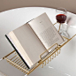 Reading Rack for Stillwell Tub Caddy----  How to read a book and drink a glass a wine in a tub..................