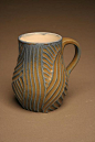 from Twisted Terra, ceramic site for clay artists - love the design and glaze: 