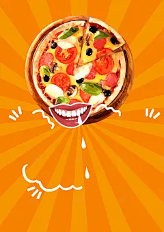 手绘插画吃货节海报背景 食物 背景 设计图片 免费下载 页面网页 平面电商 创意素材