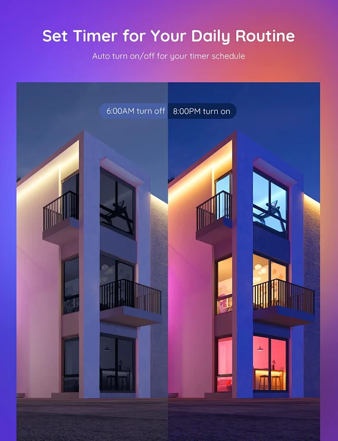 Govee Wi-Fi+ Bluetooth RGBWW Smart LED Bulbs : Model: H6008 Brighten up ...