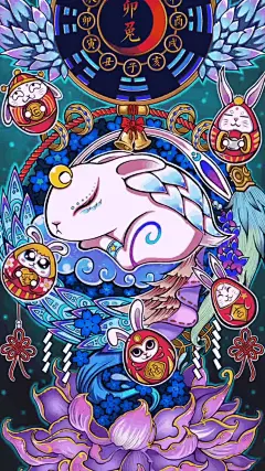 小朋友才做选择，成年人全部都要国潮风暴... 来自创意儿童画分享 - 微博