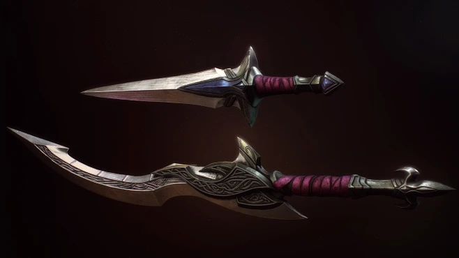 Game-ready Swords-花瓣网