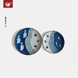 lototo陶瓷餐具餐盘创意菜盘日式手绘...