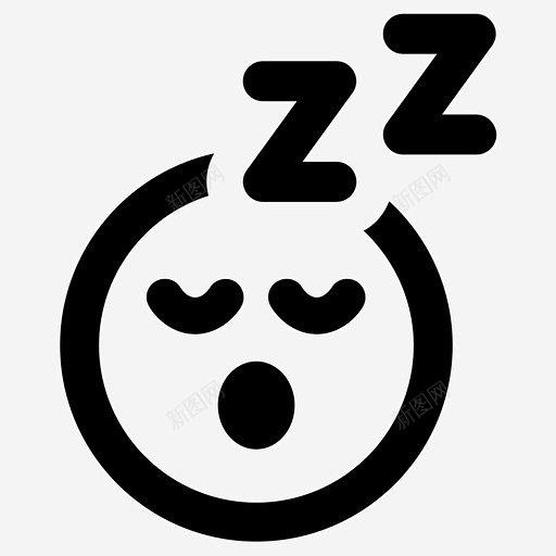 睡觉休息睡觉时间图标 平面电商 创意素材