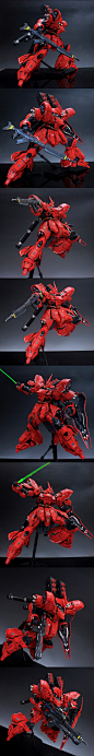 万代MG sazabi 沙扎比卡版高达模型拼装树脂GK改件代工喷漆成品-淘宝网