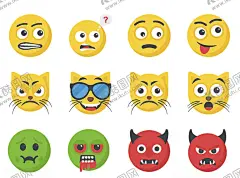 表情包图标 【酷图网】表情符号,表情派对,Q版表情,聊天表情包,难过,开心,沮丧,眩晕,吃惊,坏笑,喜欢,大笑,卖萌,调皮,难受,爱心,愤怒,眼镜,好吃,装酷,表情,表情包,眨眼睛,星星,疑问表情,卡通表情包,可爱表情,幼儿园素材,表情素材,么么哒,萌萌哒,笑脸,卡通笑脸,QQ表情,微信表情,各种表情,表情头像,表情元素