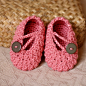 mi。粉色宝宝鞋。