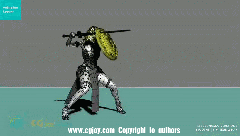 剑盾男女的攻击倒地走跑等动作参考游戏动画cgjoy
