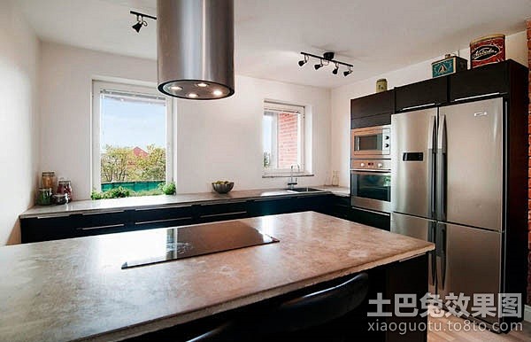 金属质感的厨房装修效果图大全2012图片...