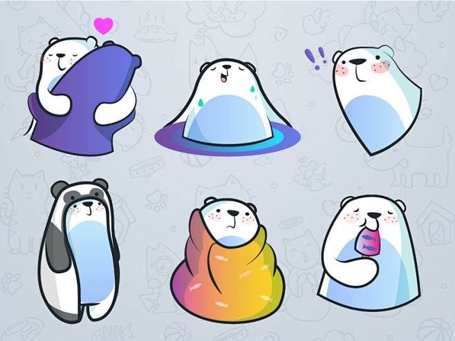 Polar Bear Stickers