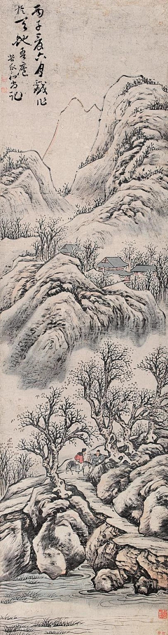 yiyi妈的育儿插画采集到山水