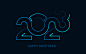 国外创意新年元旦数字2023艺术字体设计海报背景eps设计素材模板-淘宝网