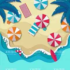 海滩顶视图  - 源文件下载【酷图网】海滩顶视图,沙滩俯瞰图,风景,旅行旅游,度假,海边,夏日风景,海报背景,风景背景,沙滩海报背景
