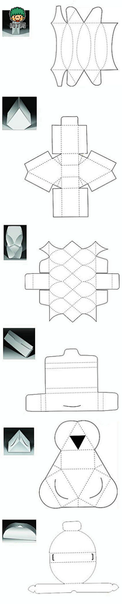 周朝君采集到包装结构/刀模