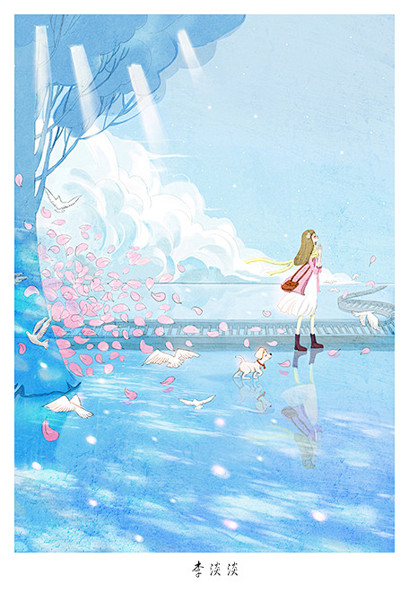 I＆B插画 | 美女插画师李淡淡作品——...