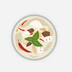 手绘冬菇菌类汤高清素材 png手绘 免抠图 冬菇 大葱 红色 菌类 薄荷 辣椒 免抠png 设计图片 免费下载