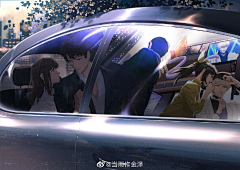 时空解离症采集到【画家】当雨作金泽(女凝 块面 故事表现)