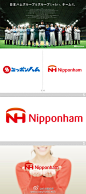 【日本大型肉类加工企业集团“日本火腿”启用新LOGO】日本火腿是总部位于日本大阪市。3月24日日本火腿制造公司发表消息称，4月起将更改企业Logo。现在这个以片假名为中心的Logo已经有50年的历史。今后将改用字母来表示，采用比较现代化的设计风格。详细：http://t.cn/8sIe1pr