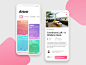 Airbnb-app augmented reality user experience post ios scroll feeds card career minimalist ux ui app