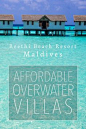 Discover what it's like to stay in an overwater villa in the Maldives. Reethi Beach Resort has some of the most affordable overwater bungalows in the country. Read the full review for details.