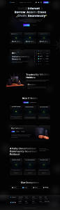 crypto cryptocurrency UI/UX decentralized crypto exchange blockchain web3 Website Web Design  Blockchain Landing Page
