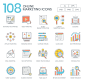 108 Online Marketing Icons