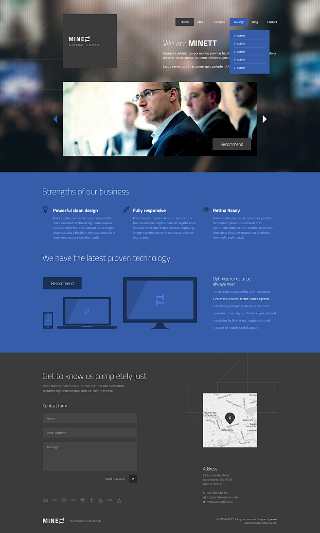 MINETT | Modern PSD ...