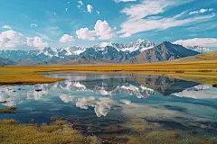 湖面山林自然风景壁纸