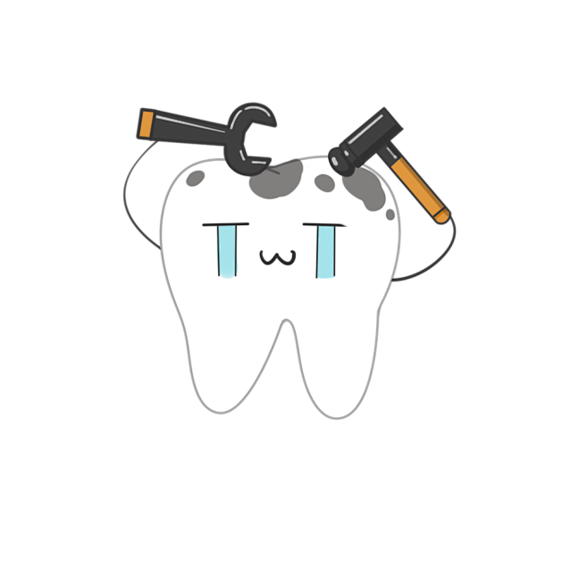 可爱牙齿一组_刘玉美_【68Design...