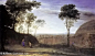 landscape with noli me tangere scene