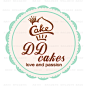甜品烘培蛋糕食品店铺店标LOGO微信公众号头像制作微商标志图设计-淘宝网